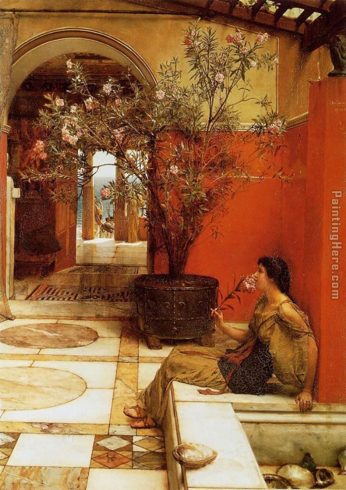Sir Lawrence Alma-Tadema An Oleander
